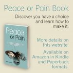 Peace or Pain book sliding banner for Website